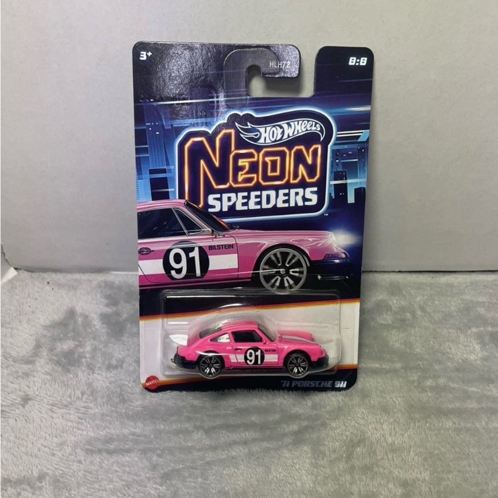 Hot Wheels Neon Speeders 71 Porsche 911 Chase 2025 Rare Hard To Find